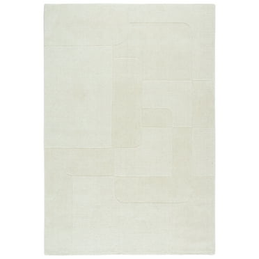 SAFAVIEH Mykonos Avaline Solid Area Rug, Ivory, 8' x 10'