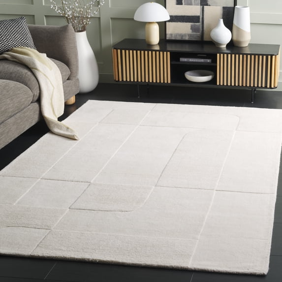 Safavieh Mykonos Briella Solid Area Rug, Ivory, 5' x 8'