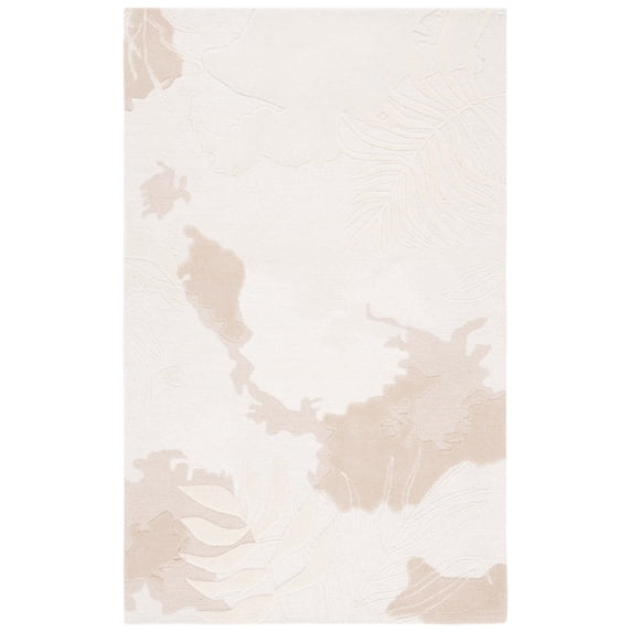 SAFAVIEH Mykonos Lesleigh Abstract Area Rug, Ivory/Beige, 3' x 5'