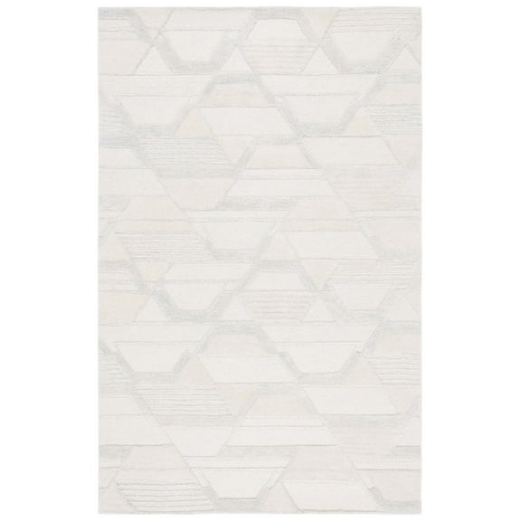 SAFAVIEH Mykonos Mia Abstract Area Rug, Ivory/Blue, 8' x 10'