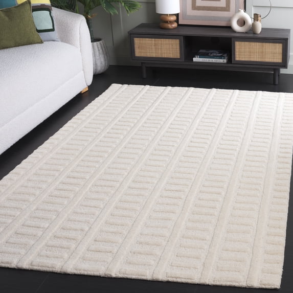 Safavieh Mykonos Myles Solid Area Rug, Ivory, 5' x 8'