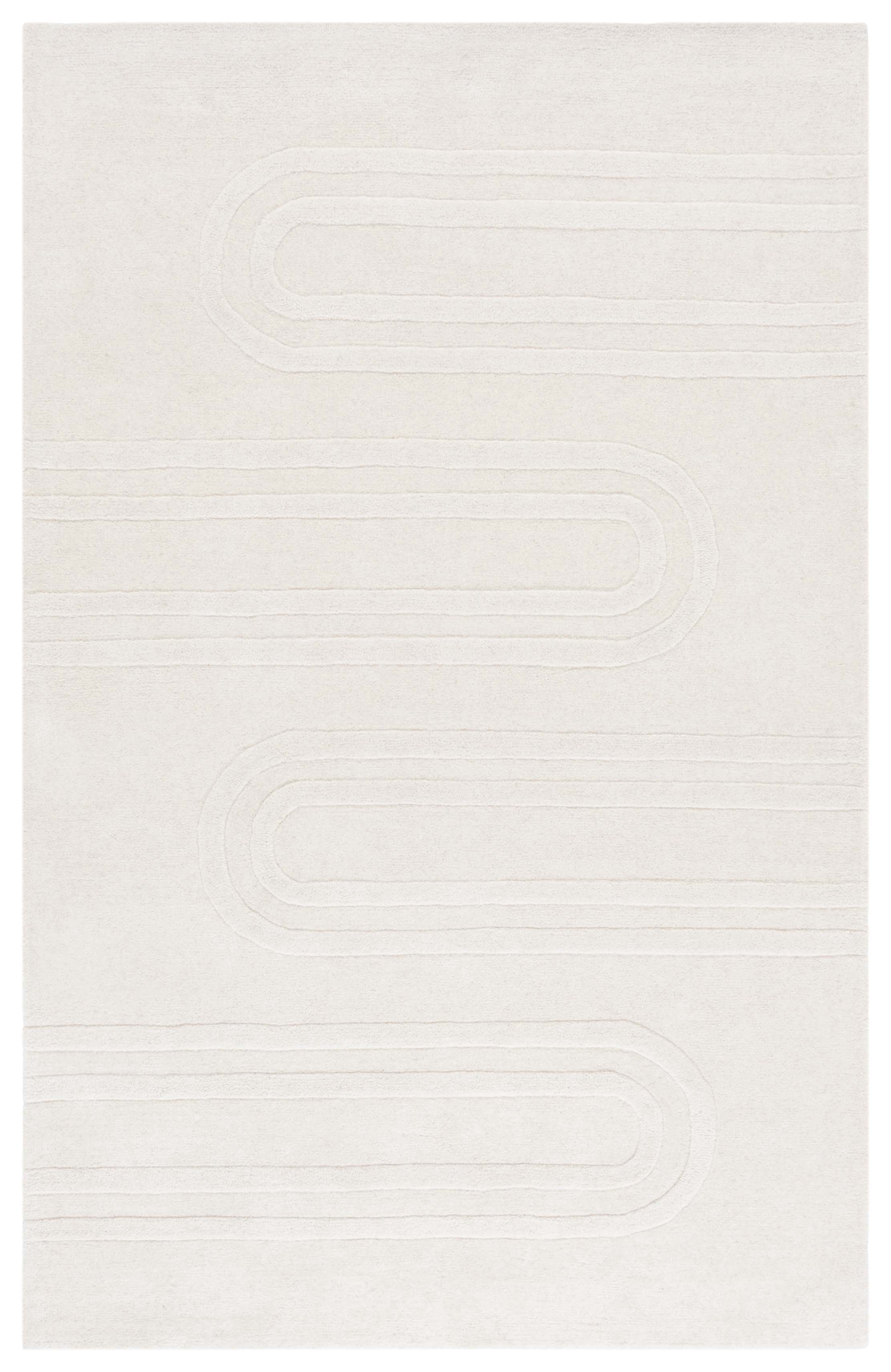 SAFAVIEH Mykonos Trecia Geometric Area Rug, Ivory, 6' x 9'