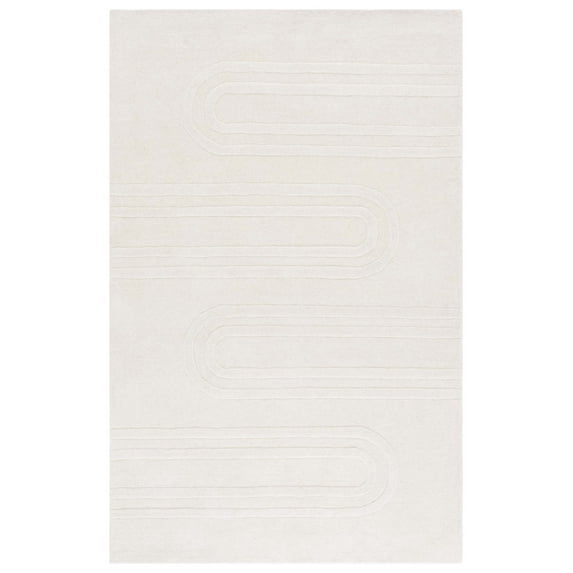 SAFAVIEH Mykonos Trecia Geometric Area Rug, Ivory, 6' x 9'