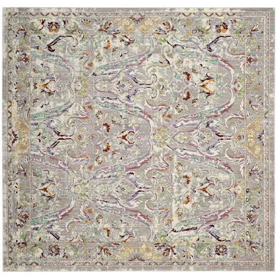 SAFAVIEH Mystique Collection MYS925L Grey/Light Blue Rug