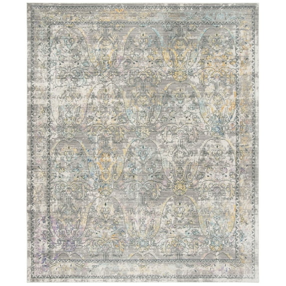 SAFAVIEH Mystique Collection MYS925R Grey / Multi Rug