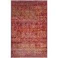 thumbnail image 1 of SAFAVIEH Mystique Durward Overdyed Polyester Area Rug, Fuchsia/Multi, 5' x 8', 1 of 5