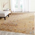 thumbnail image 1 of SAFAVIEH Mystique Gabriel Overdyed Polyester Area Rug, Gold/Multi, 9' x 12', 1 of 9