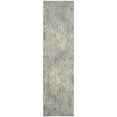 thumbnail image 1 of SAFAVIEH Mystique Graham Distressed Polyester Runner Rug, Grey/Light Blue, 2'3" x 8', 1 of 5