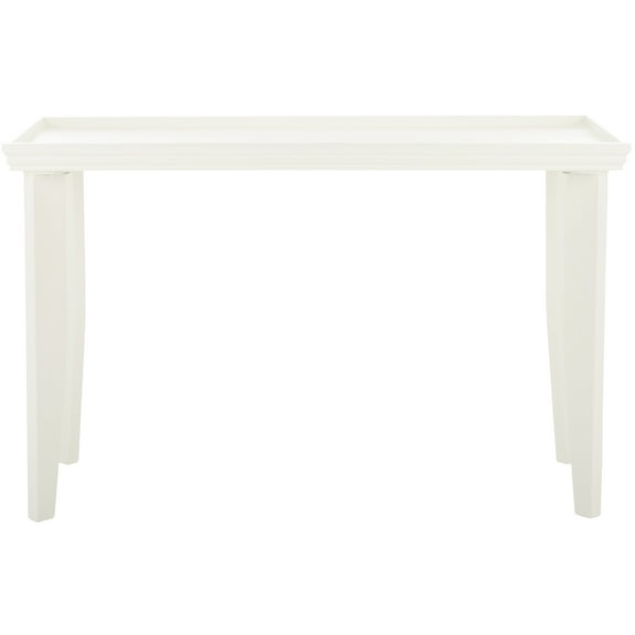 SAFAVIEH Naios Wood Rectangle Console Table, Ivory