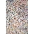 thumbnail image 1 of SAFAVIEH Nantucket Aimee Geometric Diamonds Cotton Area Rug, Multi, 6' x 9', 1 of 10