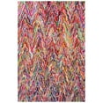 thumbnail image 1 of SAFAVIEH Nantucket Amrita Zigzag Stipes Cotton Area Rug, Multi, 5' x 7'6", 1 of 9