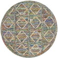 thumbnail image 1 of SAFAVIEH Nantucket Branden Geometric Cotton Area Rug, Multi, 6' x 6' Round, 1 of 3
