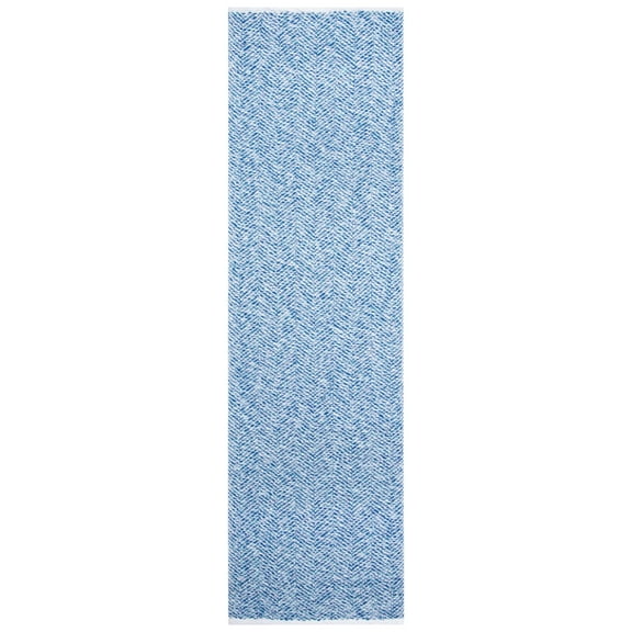 SAFAVIEH Nantucket Collection NAN144M Handmade Blue Rug