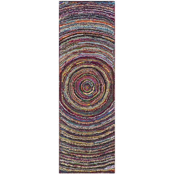 SAFAVIEH Nantucket Collection NAN315A Handmade Multi Rug