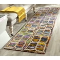 thumbnail image 1 of SAFAVIEH Nantucket Collection NAN438A Handmade Multi Rug, 1 of 7