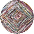 thumbnail image 1 of SAFAVIEH Nantucket Collection NAN513A Handmade Multi Rug, 1 of 5