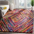 thumbnail image 1 of SAFAVIEH Nantucket Collection NAN513A Handmade Multi Rug, 1 of 7