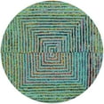 thumbnail image 1 of SAFAVIEH Nantucket Collection NAN603A Handmade Teal Rug, 1 of 4