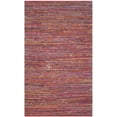 thumbnail image 1 of SAFAVIEH Nantucket Connell Abstract Cotton Area Rug, Red, 5' x 8', 1 of 5