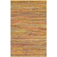 thumbnail image 1 of SAFAVIEH Nantucket Connell Abstract Cotton Area Rug, Yellow, 4' x 6', 1 of 5