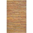 thumbnail image 1 of SAFAVIEH Nantucket Connell Abstract Cotton Area Rug, Yellow, 5' x 8', 1 of 5
