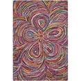 thumbnail image 1 of SAFAVIEH Nantucket Dahila Geometric Flowers Cotton Area Rug, Multi, 5' x 8', 1 of 5