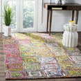 thumbnail image 1 of SAFAVIEH Nantucket Euanthe Checkered Squares Area Rug, Cream, 8' x 8' Square, 1 of 6