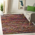 thumbnail image 1 of SAFAVIEH Nantucket Joanna Geometric Swirls Cotton Area Rug, Multi, 4' x 6', 1 of 7