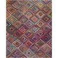 thumbnail image 1 of SAFAVIEH Nantucket Kline Geometric Diamonds Cotton Area Rug, Multi, 8' x 10', 1 of 9