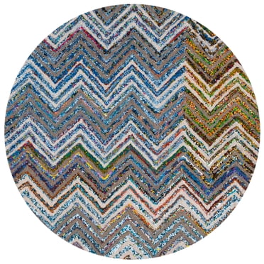 Safavieh NAN445A-28 Nantucket Hand Tufted Rectangle Rug, Multi, 2 ft. 3 in. x 8
