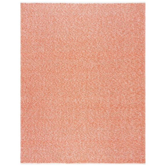 SAFAVIEH Nantucket Noelle Striped Area Rug, Rust, 9' x 12'