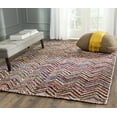 thumbnail image 1 of SAFAVIEH Nantucket Suzette Zigzag Stipes Cotton Area Rug, Multi, 7'6" x 9'6", 1 of 9