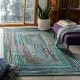 thumbnail image 1 of SAFAVIEH Nantucket Sybella Geometric Area Rug, Teal, 4' x 6', 1 of 9