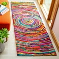 thumbnail image 1 of SAFAVIEH Nantucket Tegan Geometric Circles Cotton Runner Rug, Multi, 2'3" x 5', 1 of 7