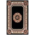 thumbnail image 1 of SAFAVIEH Naples Charlotte Bordered Area Rug, Black/Ivory, 6' x 9', 1 of 7