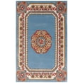thumbnail image 1 of SAFAVIEH Naples Charlotte Bordered Area Rug, Light Blue/Ivory, 5' x 8', 1 of 7