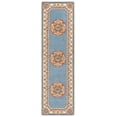 thumbnail image 1 of SAFAVIEH Naples Charlotte Bordered Runner Rug, Light Blue/Ivory, 2'3" x 8', 1 of 10