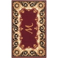 thumbnail image 1 of SAFAVIEH Naples Victoria Floral Wool Area Rug, Maroon/Beige, 3' x 5', 1 of 5