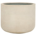 thumbnail image 1 of SAFAVIEH Nardo 23" x 23" x 18" Cylinder Beige Ficonstone Solid Plant Pot, 1 of 7