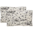 thumbnail image 1 of SAFAVIEH Nars Abstract Pillow, 12" x 20", White, Set of 2, 1 of 3