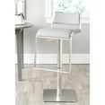 thumbnail image 1 of SAFAVIEH Natania Swivel Bar Stool Grey, 1 of 6