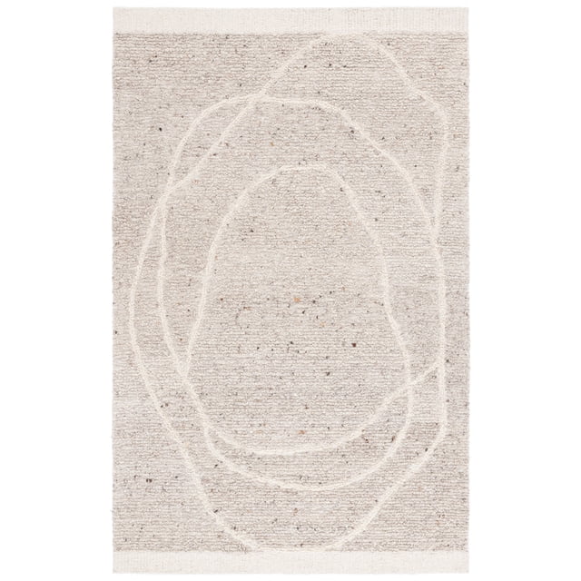 SAFAVIEH Natura Abby Abstract Area Rug, Ivory/Beige, 5' x 8' - Walmart ...