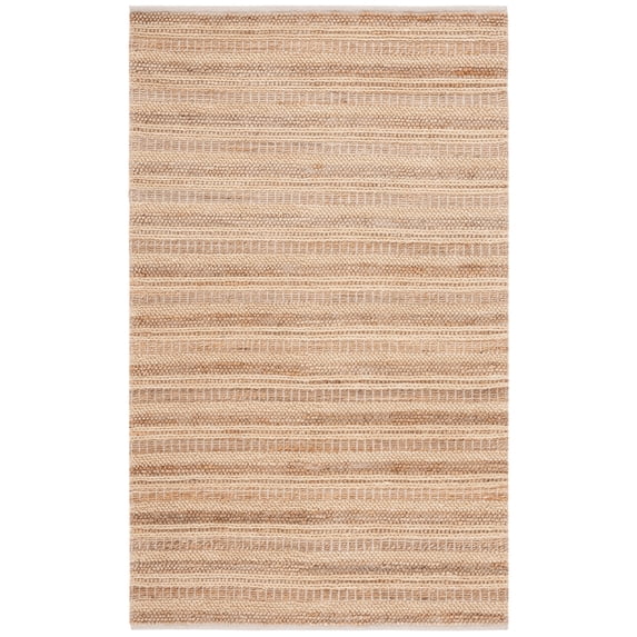 SAFAVIEH Natura Alecia Striped Area Rug, Natural/Beige, 3' x 5'