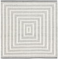 thumbnail image 1 of SAFAVIEH Natura Allen Bordered Area Rug, Black/Ivory, 6' x 6' Square, 1 of 8