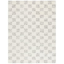 SAFAVIEH Natura Anna Geometric Area Rug, Ivory/Black, 8' x 10'