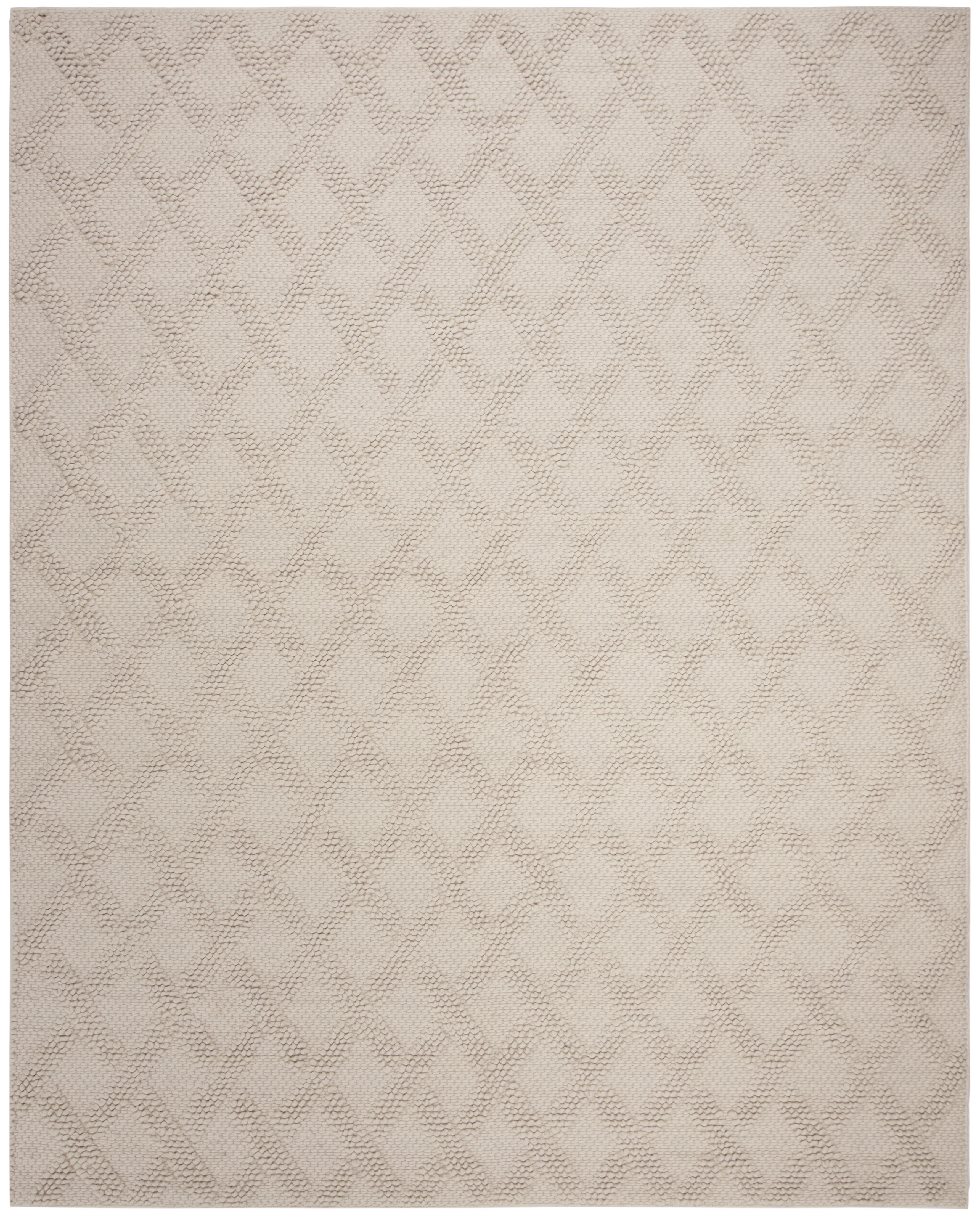 SAFAVIEH Natura Ashley Geometric Area Rug, Ivory/Beige, 9' x 12'