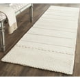 thumbnail image 1 of SAFAVIEH Natura Avery Solid Striped Braided Wool Runner Rug, Natural, 2'3" x 12', 1 of 6