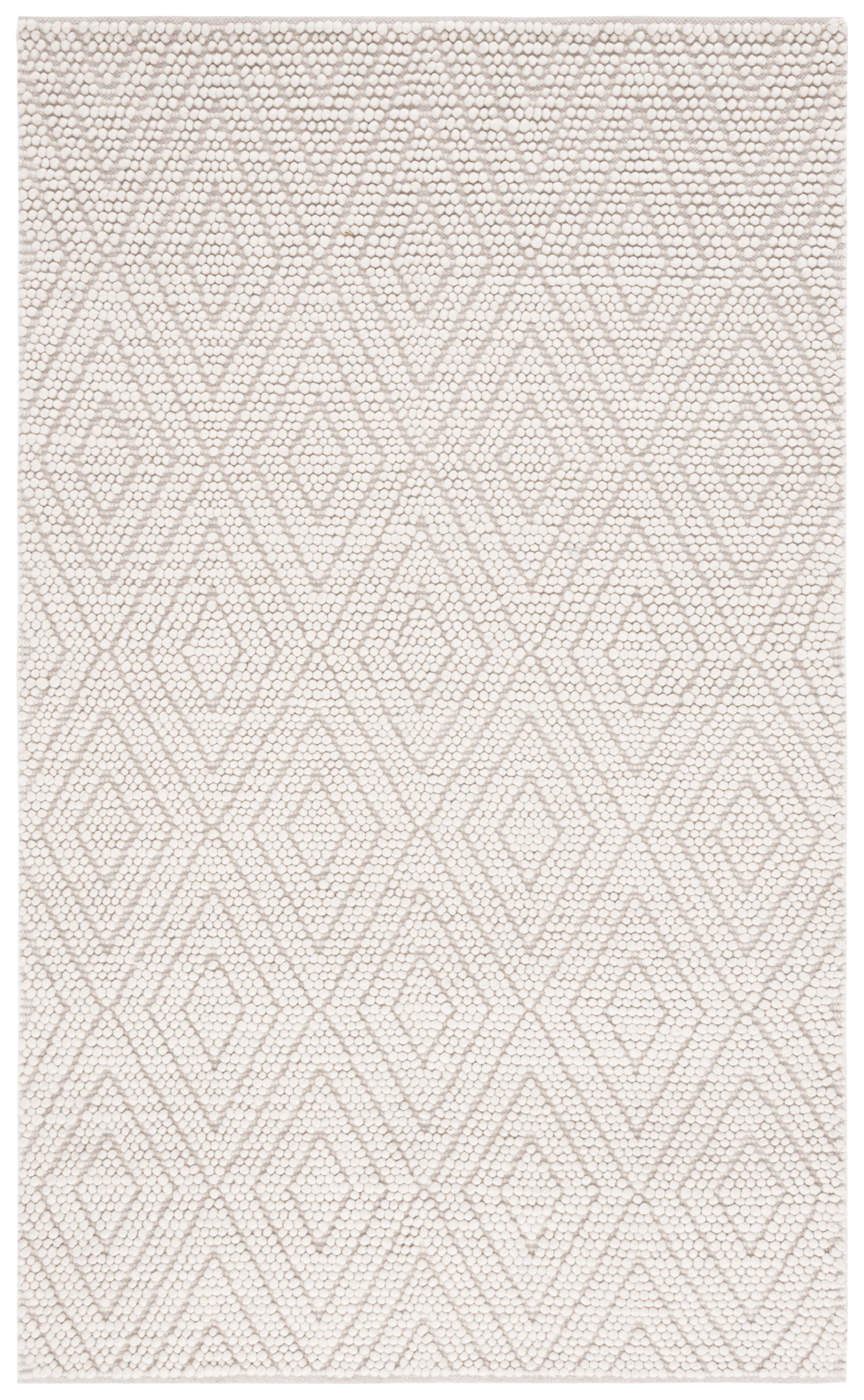 SAFAVIEH Natura Aylen Diamond Area Rug, Ivory, 6' x 9'