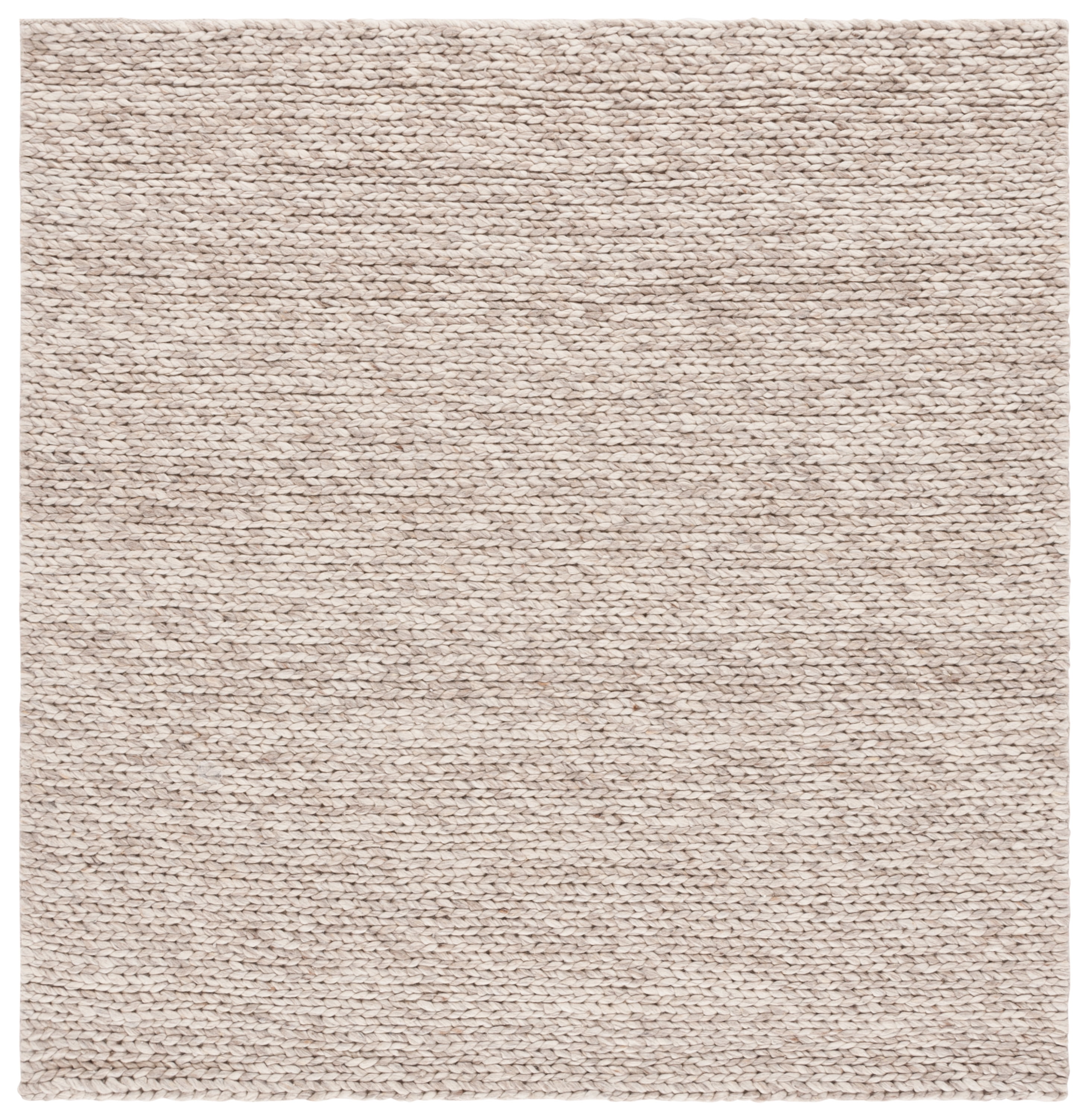 SAFAVIEH Natura Bedinn Distressed Area Rug, Beige/Taupe, 6' x 6' Square