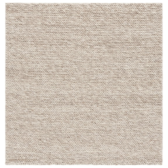 SAFAVIEH Natura Bedinn Distressed Area Rug, Beige/Taupe, 6' x 6' Square